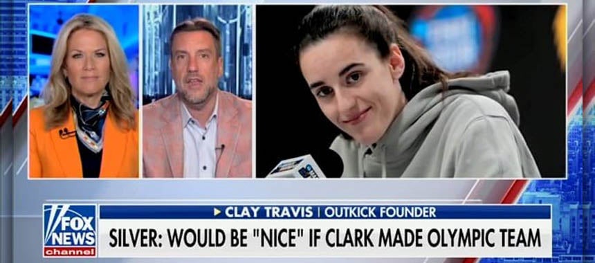Clay Joins Fox to Talk About Caitlin Clark's Olympic Snub