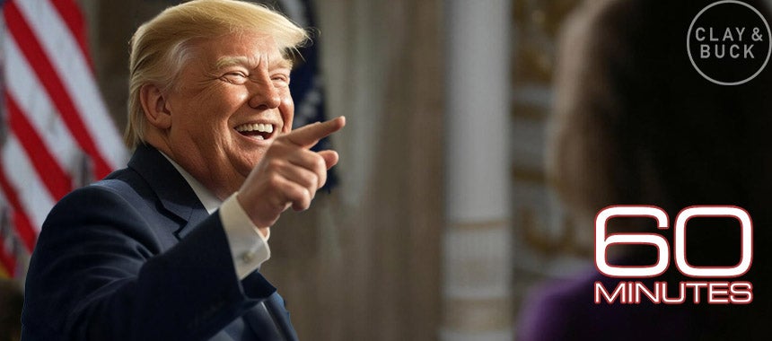 60 Minutes Heavily Edits Trump Interview — He Drops the Full Tape