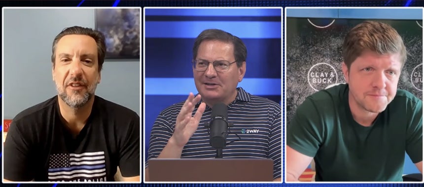 Clay & Buck Appear Together with Mark Halperin